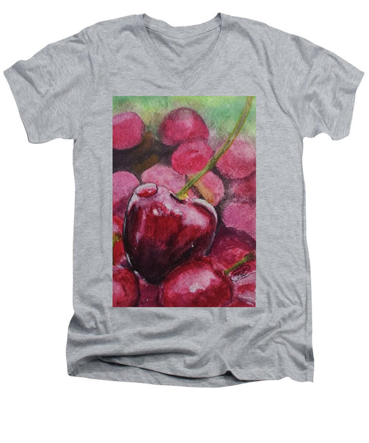 Best Cherry - Men's V-Neck T-Shirt