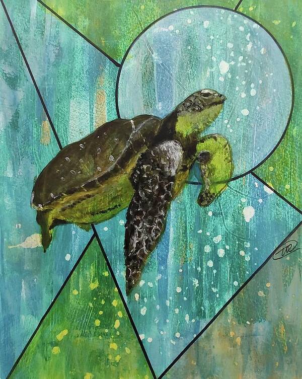Majestic Sea Turtle - Art Print – Turtlebox Arts